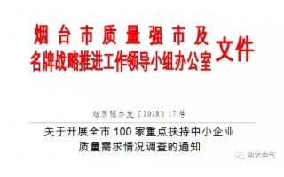 哈大電氣進(jìn)入煙臺(tái)市“質(zhì)量強(qiáng)市”百?gòu)?qiáng)扶持企業(yè)